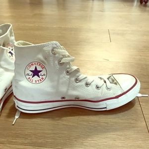 White high top converse
